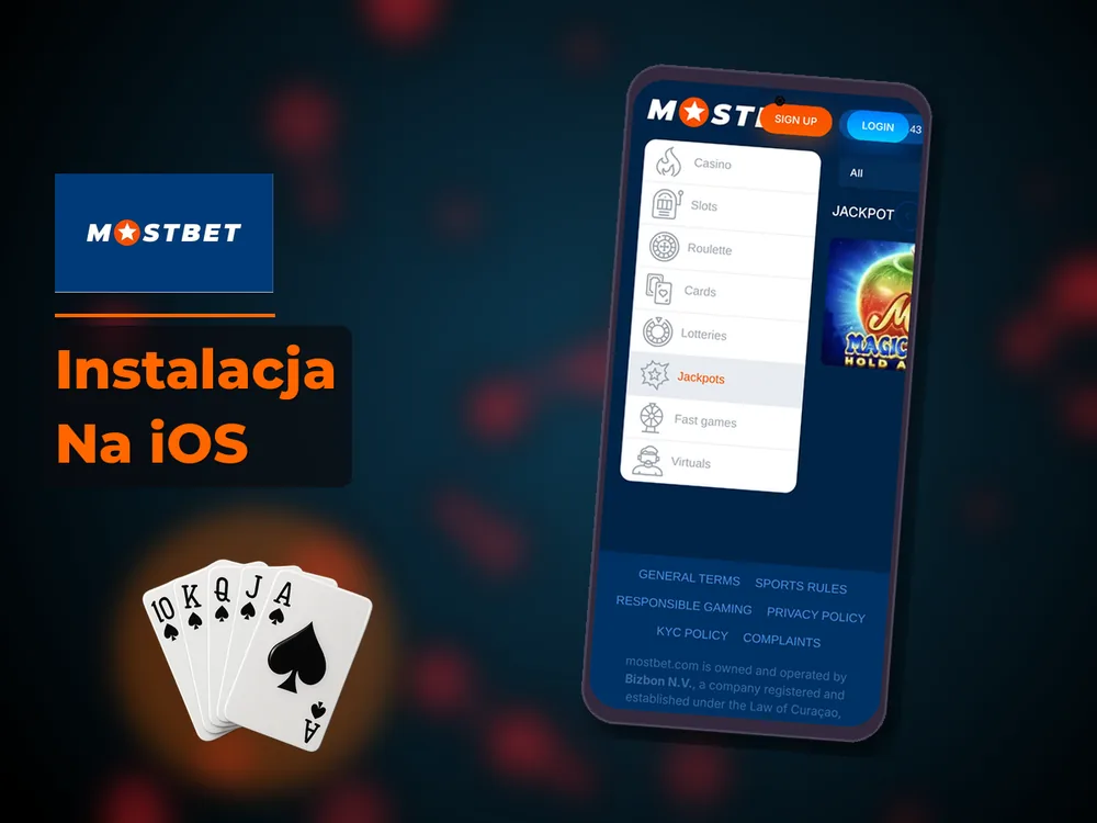 mostbet - Instalacja Na iOS