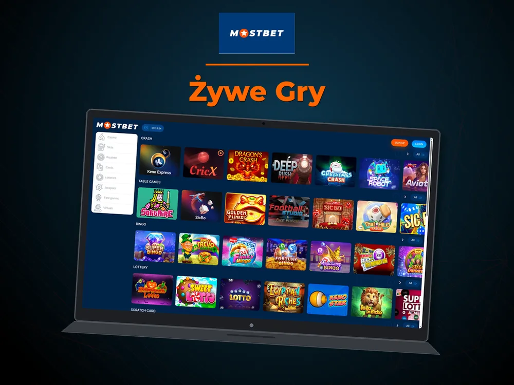 mostbet - Żywe Gry