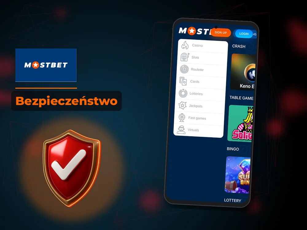 mostbet - Bezpieczeństwo