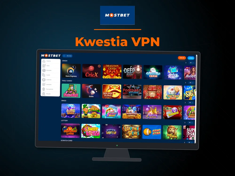 mostbet - Kwestia VPN