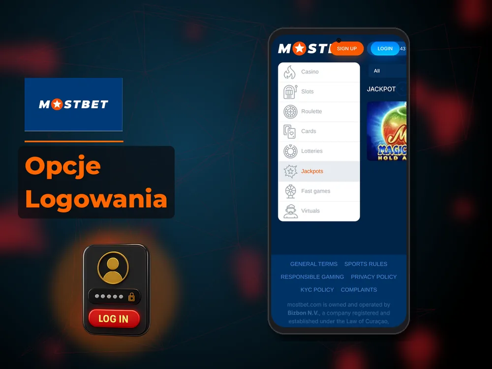 mostbet - Opcje Logowania