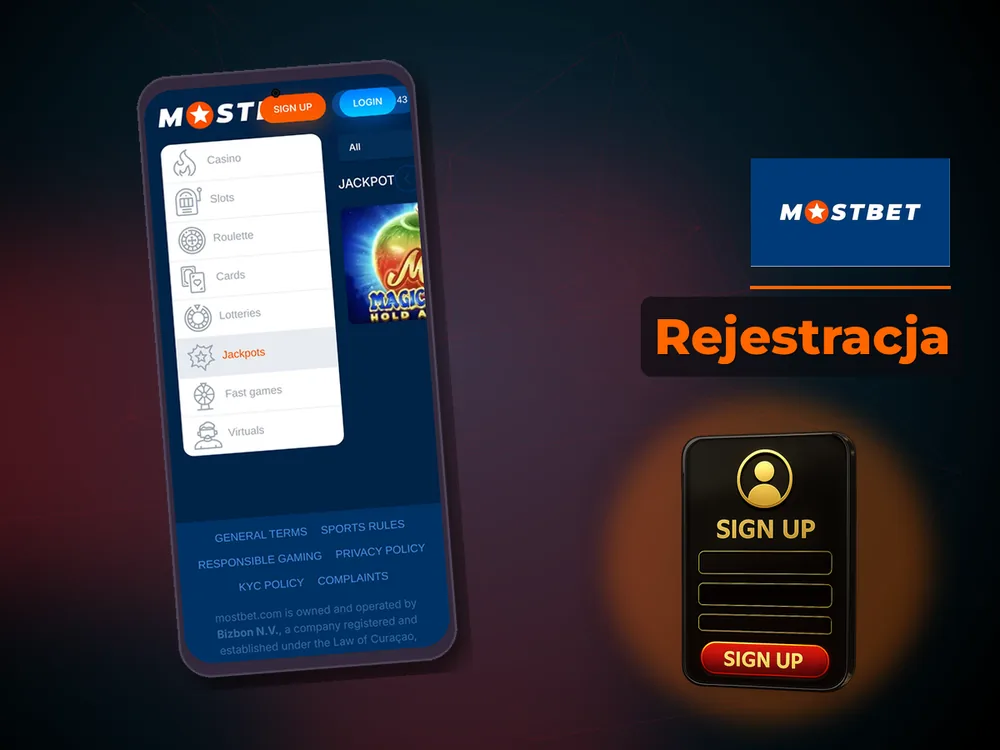 mostbet - Rejestracja