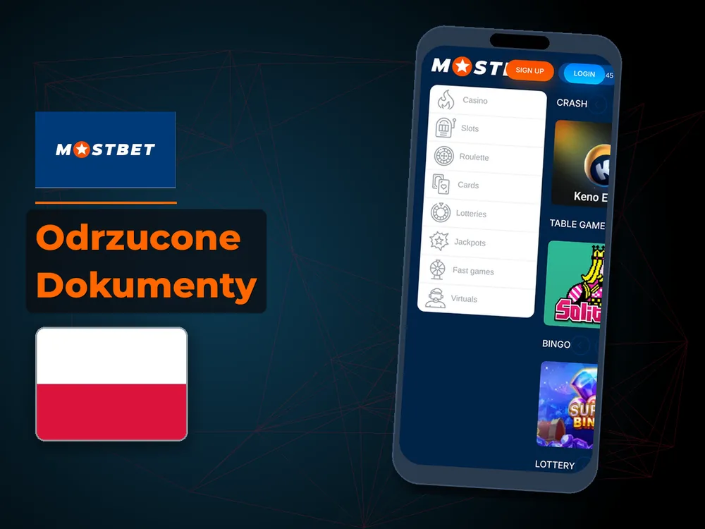 mostbet - Odrzucone Dokumenty