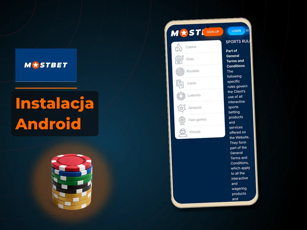 mostbet - Instalacja Android