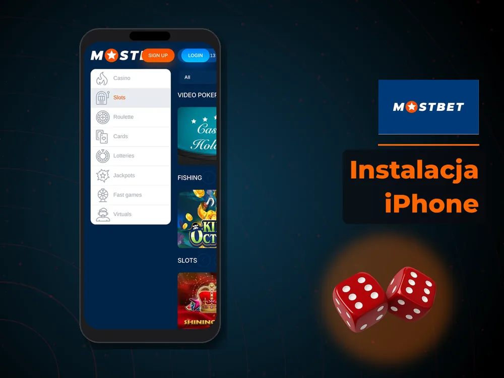 mostbet - Instalacja iPhone